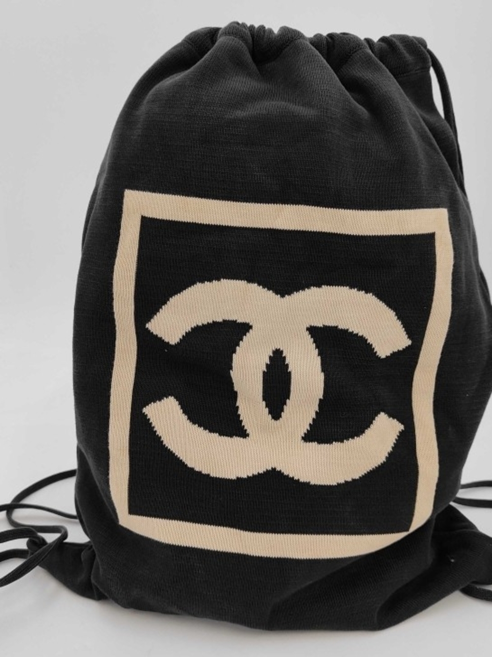 CHANEL Knit Logo CC Backpack - Picture 2 of 8